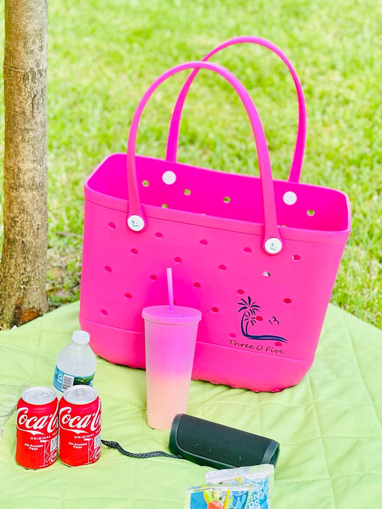 X-Large Beach Rubber Tote Bags